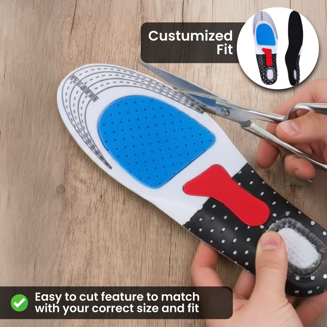 Cushic Insoles — 2 Pack, Shock-Absorbing Cushioned Support (view 8)