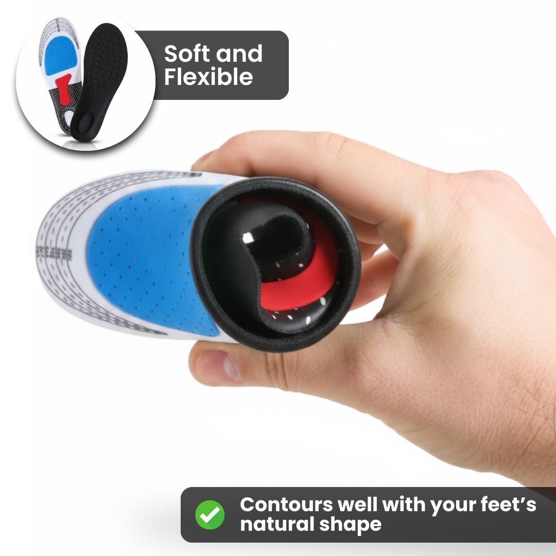 Cushic Insoles — 2 Pack, Shock-Absorbing Cushioned Support (view 9)