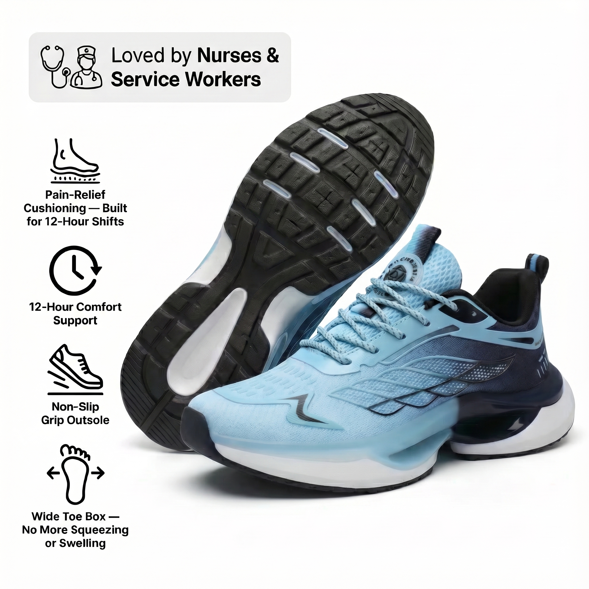DayLong™ – Cushioned Shoes Built to Outlast Your Shift (view 13)