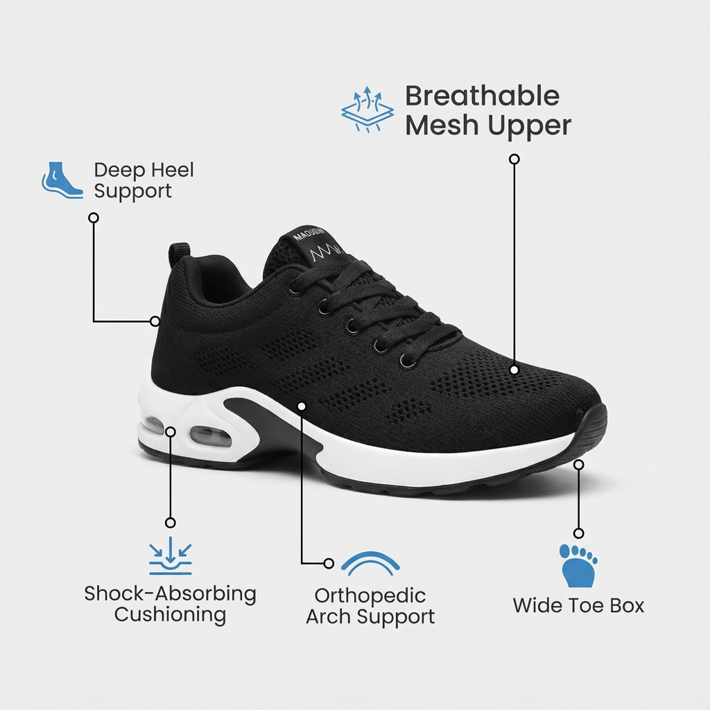 SafeStride Duo™ – Two Pairs of the 12-Hour Shift Shoe, One Price (view 10)