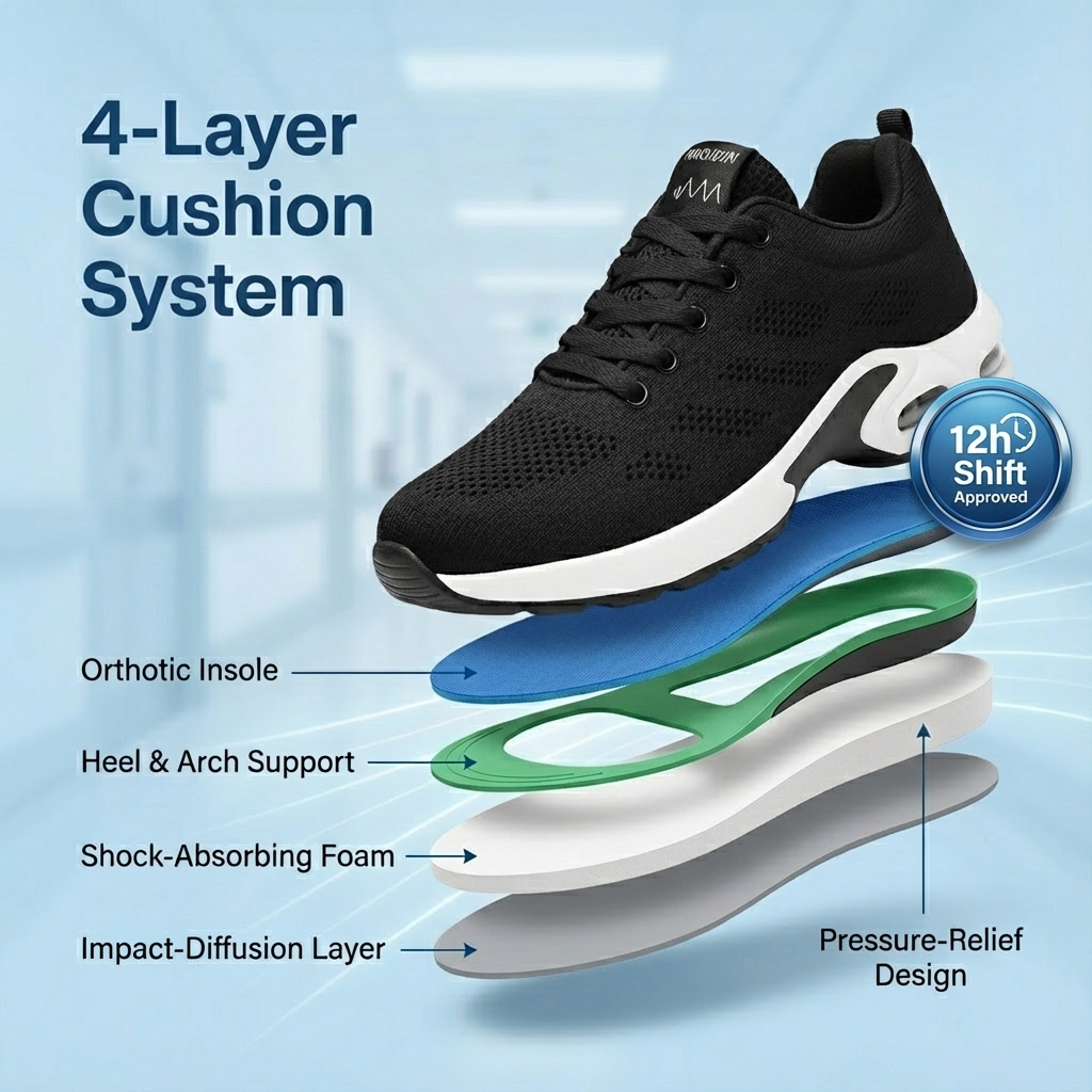SafeStride Duo™ – Two Pairs of the 12-Hour Shift Shoe, One Price (view 14)