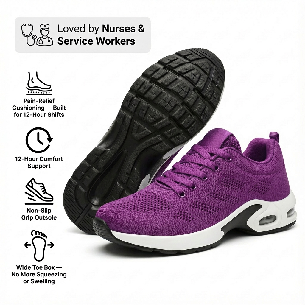 SafeStride Duo™ – Two Pairs of the 12-Hour Shift Shoe, One Price (view 6)
