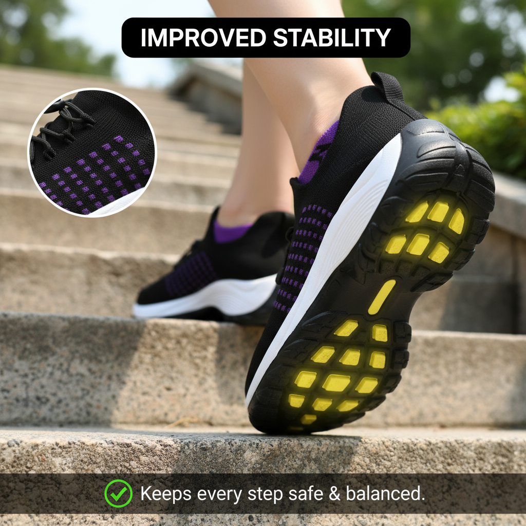 SafeStride Pro™ – 12-Hour Shift Shoes with Non-Slip Grip (view 4)