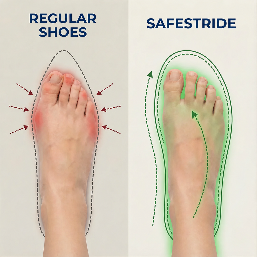 A Wide Toe Box That Gives Your Feet Room