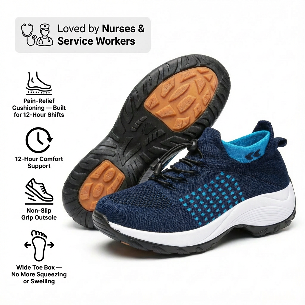SafeStride Pro™ – 12-Hour Shift Shoes with Non-Slip Grip (view 21)