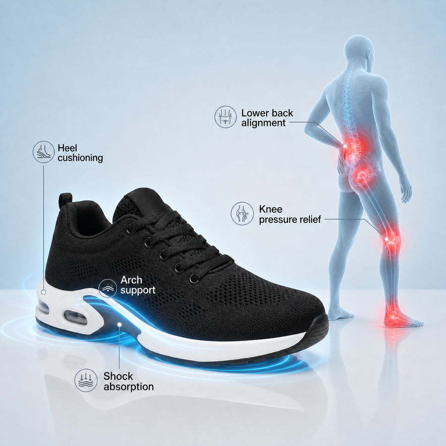 Support That Helps from Your Ankles to Your Lower Back